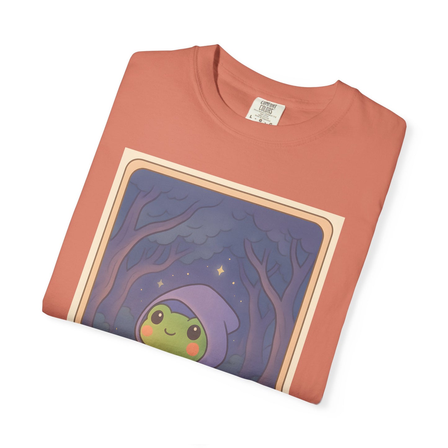 Unisex Garment-Dyed T-Shirt | Adorable Graphic T-shirt | Tarotoads! - “The Hermit"