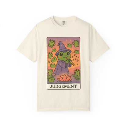Cute Tarotoads "Judgement" Unisex T-Shirt | Great for Halloween, Warm And Cozy, Great Gift Idea, Astrology Apparel, Unique Tarot Graphic T-Shirt, Good For Cold Weather