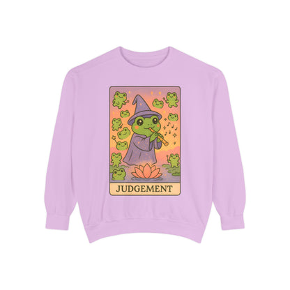 Cozy Tarotoads "Judgement" Unisex Sweatshirt | Astrology Apparel, Perfect for Casual Wear, Gift for Friends Family, Great For Frog and Tarot Lovers, Unisex Apparel