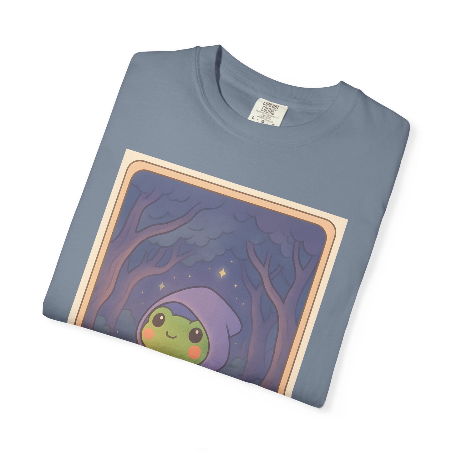 Unisex Garment-Dyed T-Shirt | Adorable Graphic T-shirt | Tarotoads! - “The Hermit"