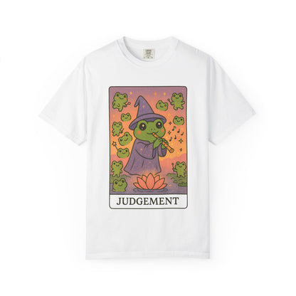 Cute Tarotoads "Judgement" Unisex T-Shirt | Great for Halloween, Warm And Cozy, Great Gift Idea, Astrology Apparel, Unique Tarot Graphic T-Shirt, Good For Cold Weather