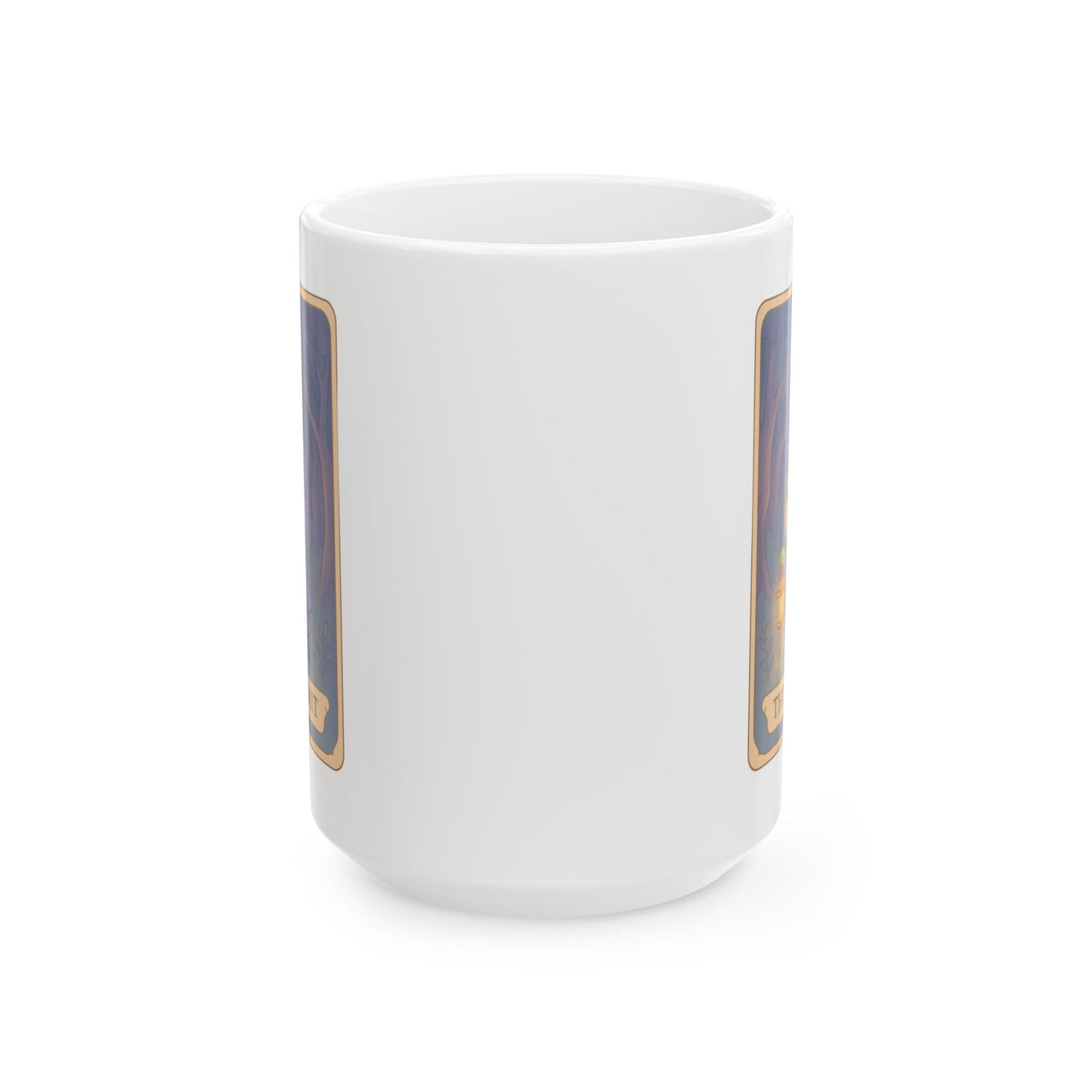 Adorable Tarotoads! "The Hermit" White Ceramic Mug | Cozy Vibes for Coffee Lovers, Perfect Gift for Birthdays, Anniversaries, or Just Because <3