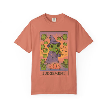 Cute Tarotoads "Judgement" Unisex T-Shirt | Great for Halloween, Warm And Cozy, Great Gift Idea, Astrology Apparel, Unique Tarot Graphic T-Shirt, Good For Cold Weather