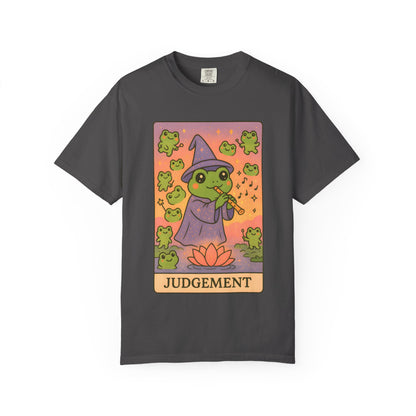 Cute Tarotoads "Judgement" Unisex T-Shirt | Great for Halloween, Warm And Cozy, Great Gift Idea, Astrology Apparel, Unique Tarot Graphic T-Shirt, Good For Cold Weather