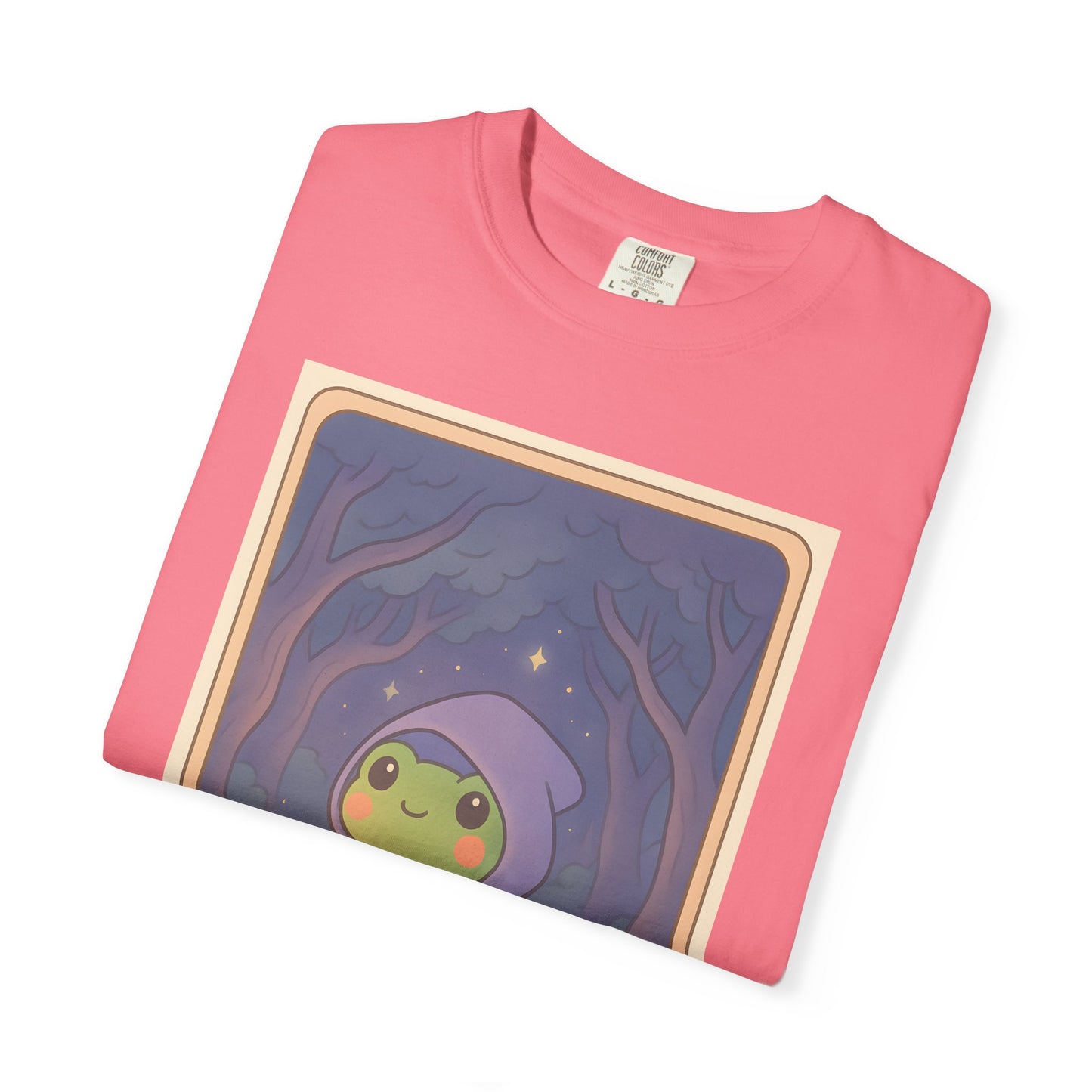 Unisex Garment-Dyed T-Shirt | Adorable Graphic T-shirt | Tarotoads! - “The Hermit"