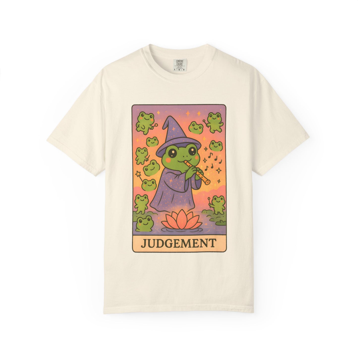 Cute Tarotoads "Judgement" Unisex T-Shirt | Great for Halloween, Warm And Cozy, Great Gift Idea, Astrology Apparel, Unique Tarot Graphic T-Shirt, Good For Cold Weather