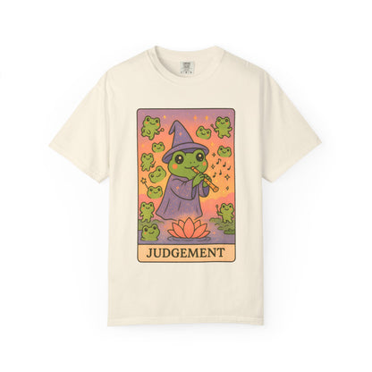Cute Tarotoads "Judgement" Unisex T-Shirt | Great for Halloween, Warm And Cozy, Great Gift Idea, Astrology Apparel, Unique Tarot Graphic T-Shirt, Good For Cold Weather