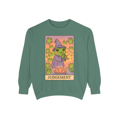 Cozy Tarotoads "Judgement" Unisex Sweatshirt | Astrology Apparel, Perfect for Casual Wear, Gift for Friends Family, Great For Frog and Tarot Lovers, Unisex Apparel