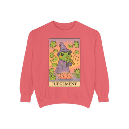 Cozy Tarotoads "Judgement" Unisex Sweatshirt | Astrology Apparel, Perfect for Casual Wear, Gift for Friends Family, Great For Frog and Tarot Lovers, Unisex Apparel