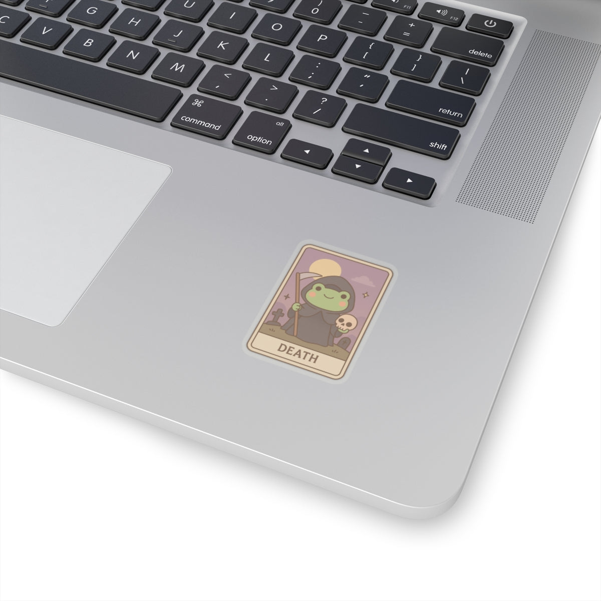 Cute Tarotoads! Frog Art - "Death" | Kiss-Cut Stickers