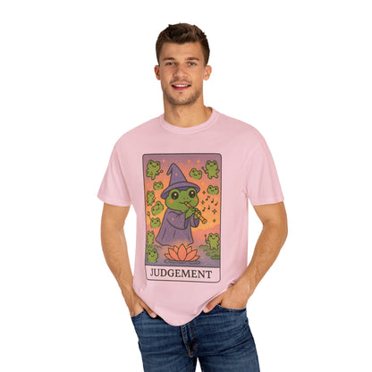 Cute Tarotoads "Judgement" Unisex T-Shirt | Great for Halloween, Warm And Cozy, Great Gift Idea, Astrology Apparel, Unique Tarot Graphic T-Shirt, Good For Cold Weather