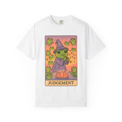Cute Tarotoads "Judgement" Unisex T-Shirt | Great for Halloween, Warm And Cozy, Great Gift Idea, Astrology Apparel, Unique Tarot Graphic T-Shirt, Good For Cold Weather