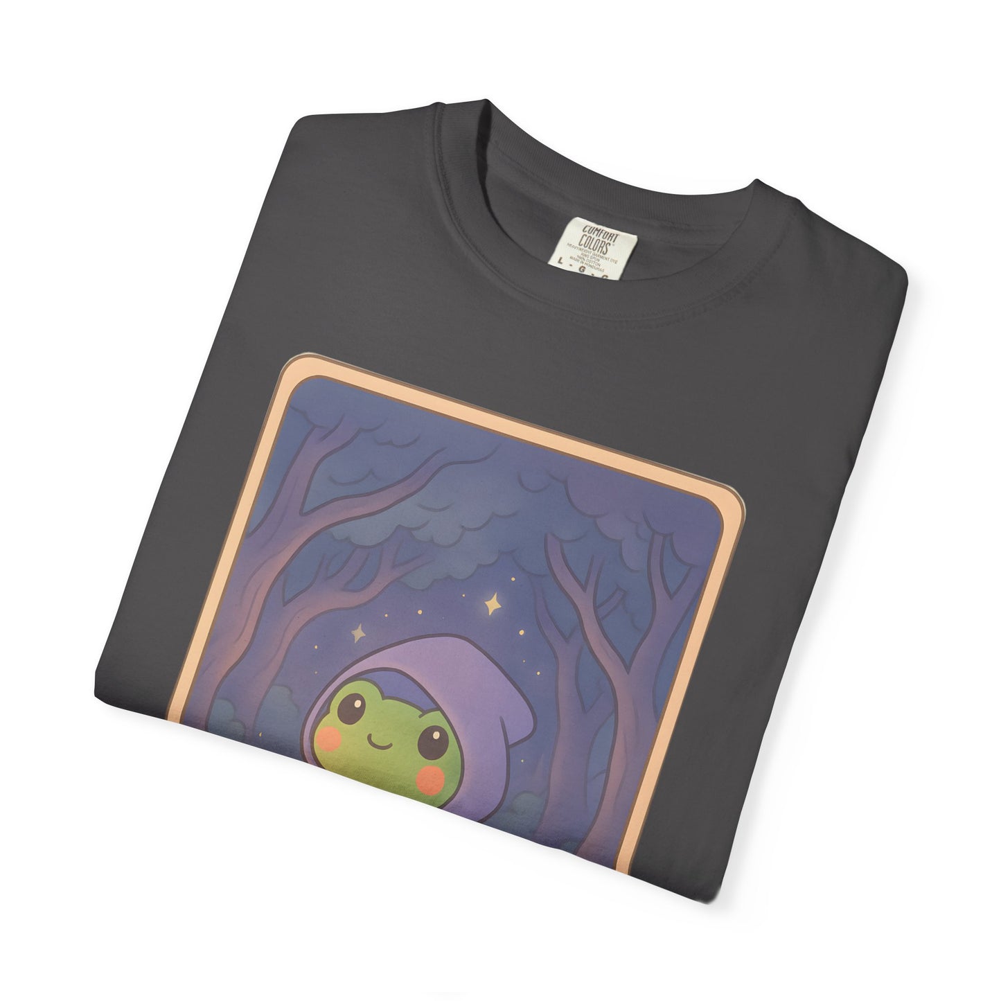 Cute Tarotoads "The Hermit" Unisex T-Shirt | Great for Halloween, Warm And Cozy, Great Gift Idea, Astrology Apparel, Unique Tarot Graphic T-Shirt, Good For Cold Weather
