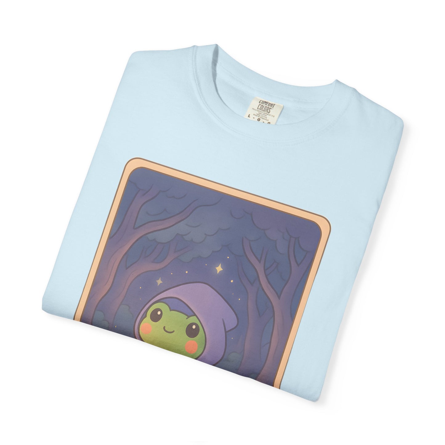 Cute Tarotoads "The Hermit" Unisex T-Shirt | Great for Halloween, Warm And Cozy, Great Gift Idea, Astrology Apparel, Unique Tarot Graphic T-Shirt, Good For Cold Weather